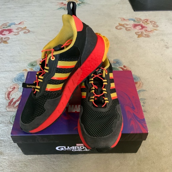 Adidas ZX 1K BOOST Marvel Guardians of the Galaxy GX210 Sneakers Mens Sz 8 - Picture 13 of 13